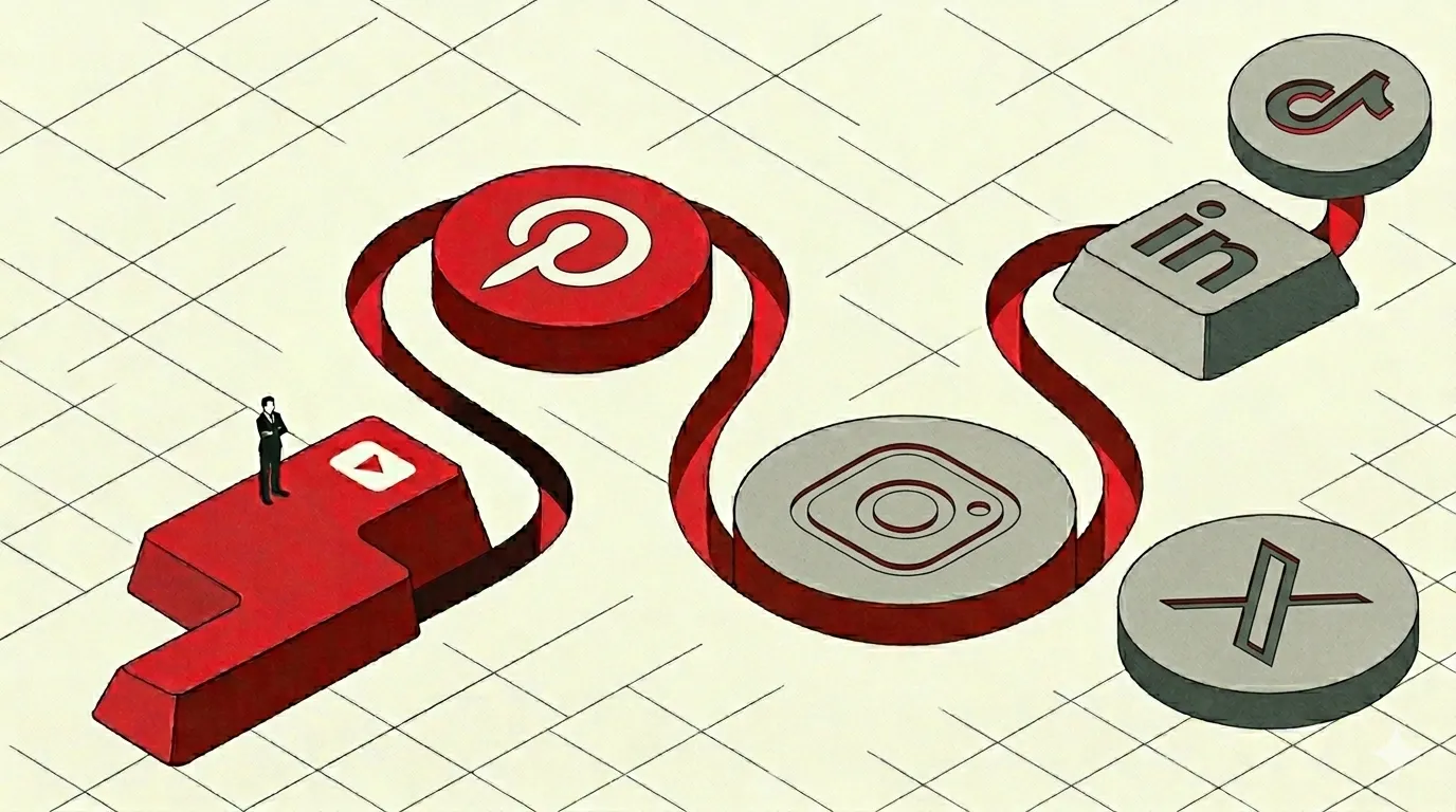 Ilustración editorial sobre el descubrimiento de marcas en 2026