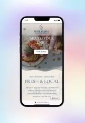 Klef Agency Portfolio - Punta Medano Restaurant Website